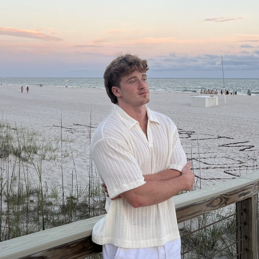 Dominic Siwiec on the boardwalk